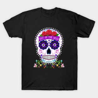 Day of the Dead Mexican Sugar Skull T-Shirt